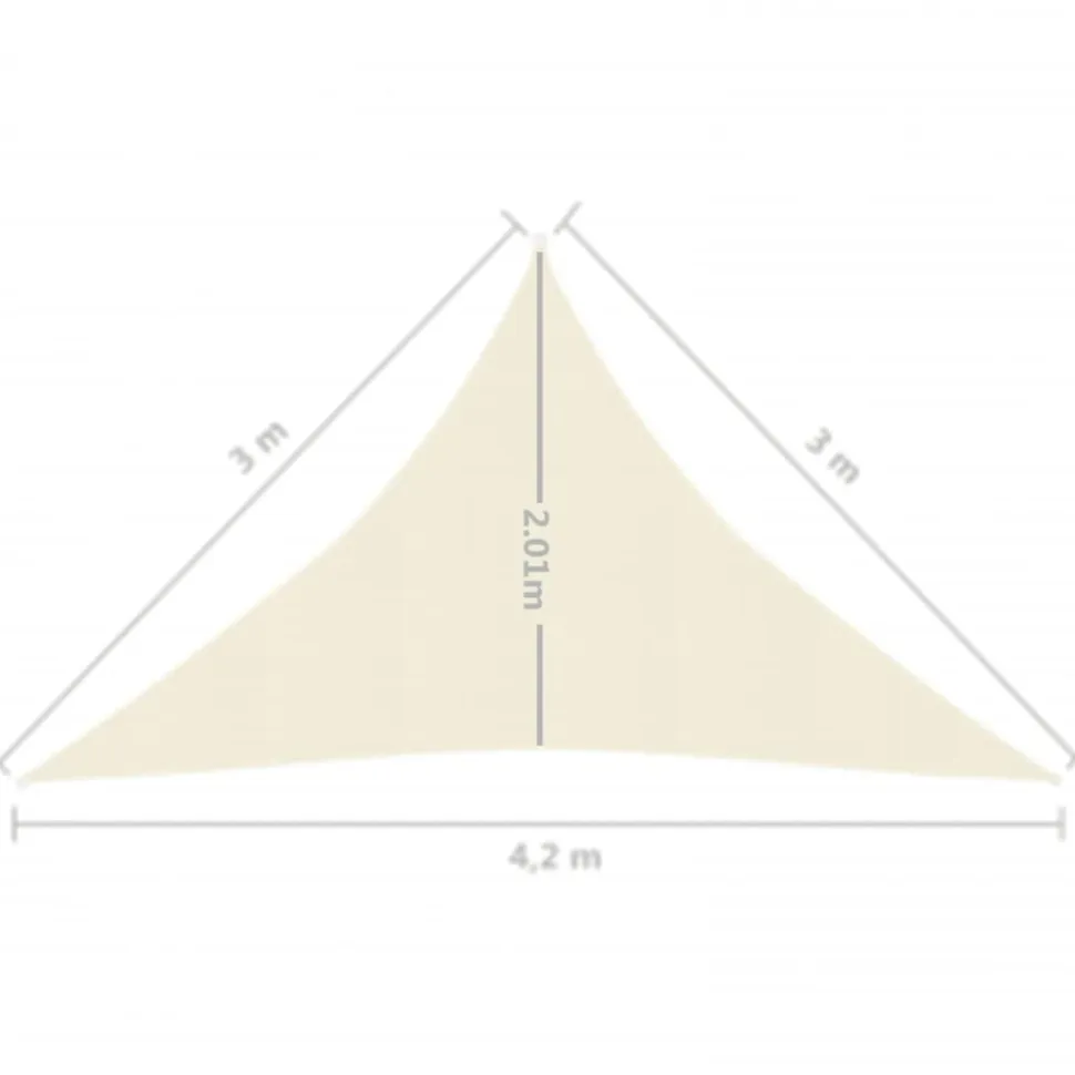 Aurinkopurje 160 g/m² 3x3x3 m HDPE valkoinen