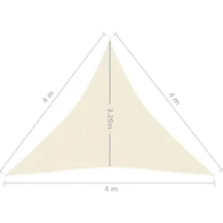 Aurinkopurje 160 g/m² 3x3x3 m HDPE valkoinen