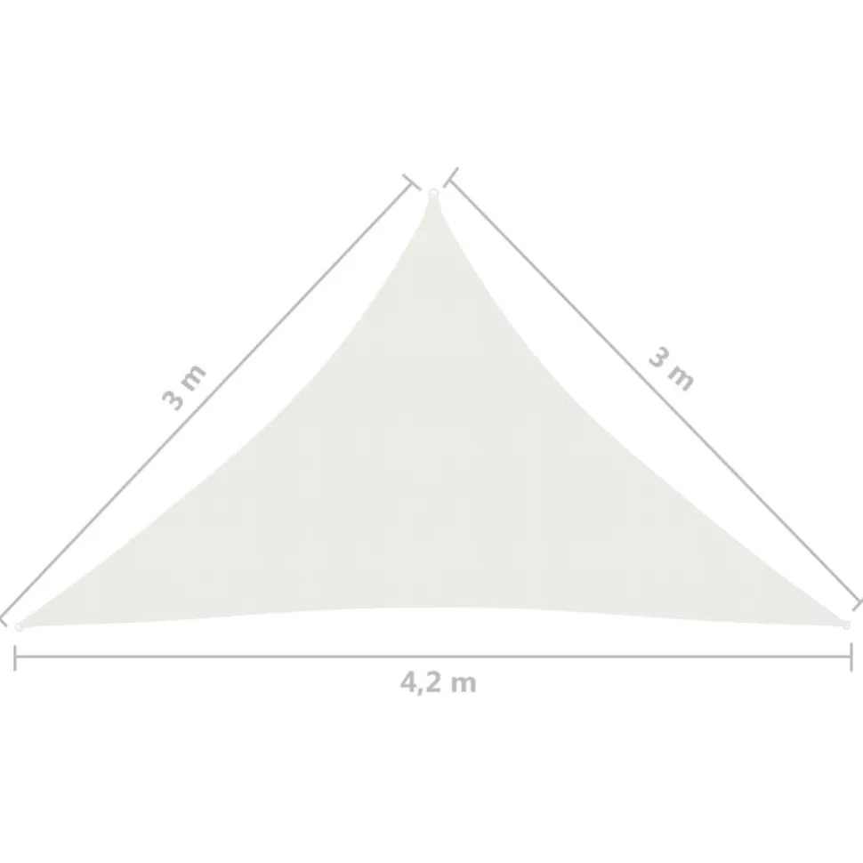 Aurinkopurje 160 g/m² 3x3x3 m HDPE valkoinen