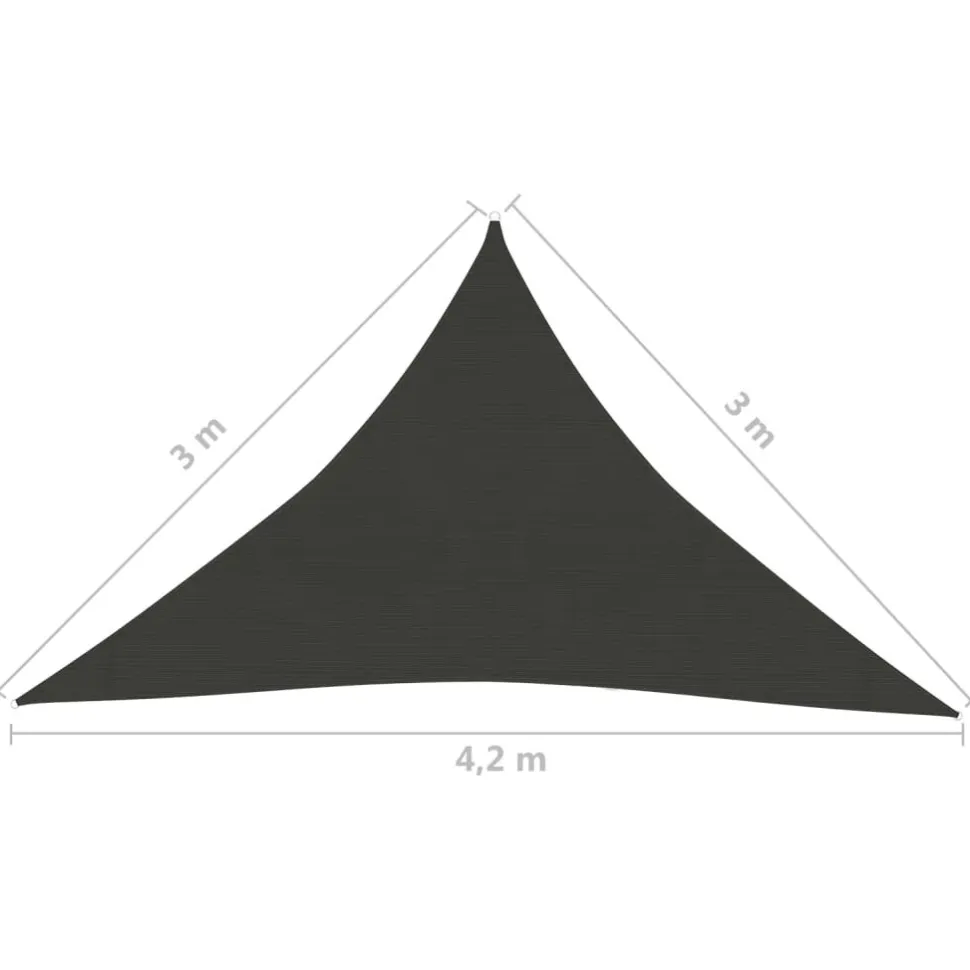 Aurinkopurje 160 g/m² 3x3x3 m HDPE valkoinen