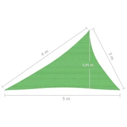 Aurinkopurje 160 g/m² 3x3x3 m HDPE valkoinen