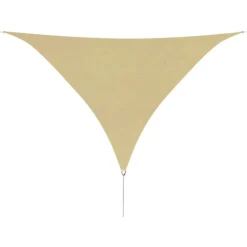Aurinkopurje oxford-kangas kolmio 5x5x5 m beige