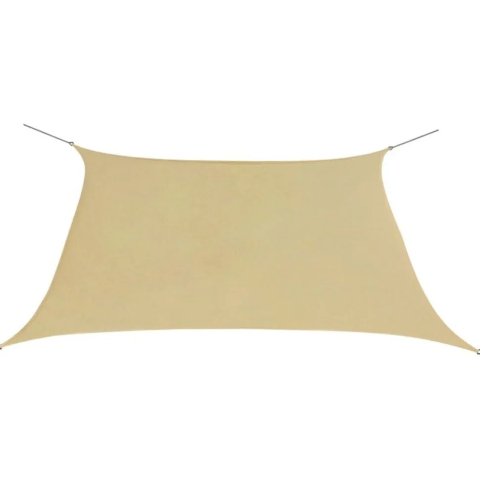 Aurinkopurje Oxford-kangas neliö 3.6x3.6 m beige