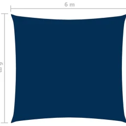 Aurinkopurje Oxford-kangas neliö 6x6 m sininen