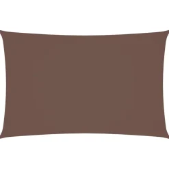 Aurinkopurje Oxford-kangas suorakaide 5x8 m ruskea (35826)