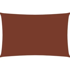 Aurinkopurje Oxford kangas suorakaide 6x8 m terrakotta