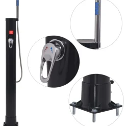 Aurinkosuihku 8 l pvc teräs