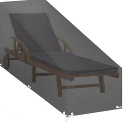 Aurinkotuolin suojus 12 purjerengasta 200x65x35/60 cm PE