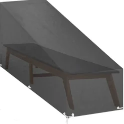 Aurinkotuolin suojus 12 purjerengasta 200x65x35/60 cm PE