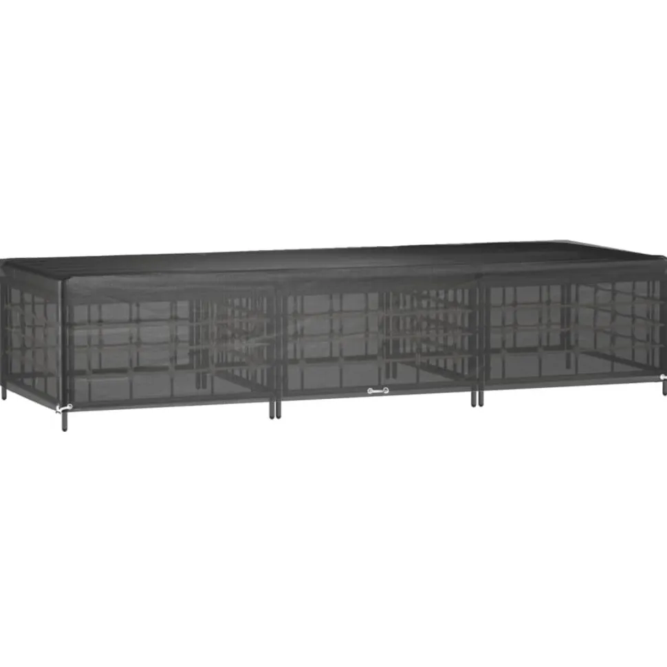 Aurinkotuolin suojus 12 purjerengasta 200x65x35/60 cm PE