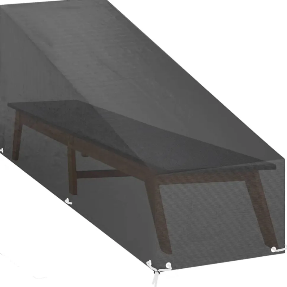Aurinkotuolin suojus 12 purjerengasta 200x65x35/60 cm PE