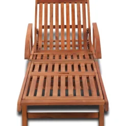 Aurinkotuoli 200x68x(30-83) cm akaasiapuu