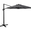 Aurinkovarjo Linz Ø300cm tummanharmaa