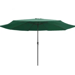 Aurinkovarjo metallirunko 400 cm vihreä