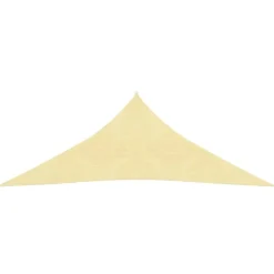 Aurinkovarjo purje HDPE kolmikulmainen 3.6x3.6x3.6 m beige