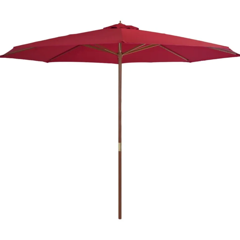 Aurinkovarjo puurungolla 350cm, eri värejä