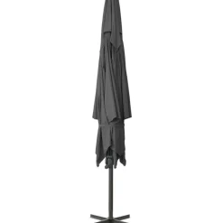 Aurinkovarjo Brafab Mozzo, 400x400cm, antrasiitti/harmaa