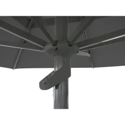 Aurinkovarjo Brafab Mozzo, 400x400cm, antrasiitti/harmaa