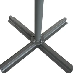 Aurinkovarjo Brafab Mozzo, 400x400cm, antrasiitti/harmaa