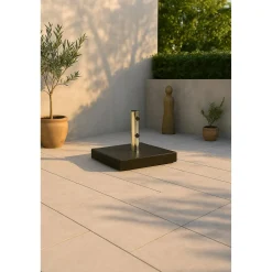 Aurinkovarjon jalka Venture Home Stathera, neliskulmainen, 40kg, musta graniitti