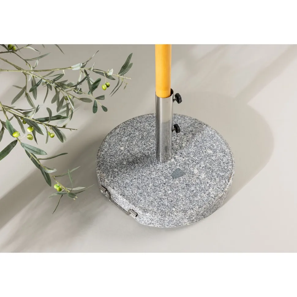Aurinkovarjon jalka Venture Home Stathera 2, ø50cm, 40kg, karkea kivi