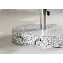 Aurinkovarjon jalka Venture Home Stathera 2, ø50cm, 40kg, karkea kivi