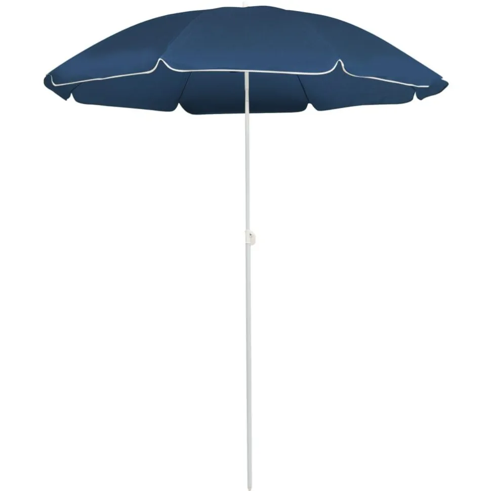Aurinkovarjo terästanko 180 cm sininen