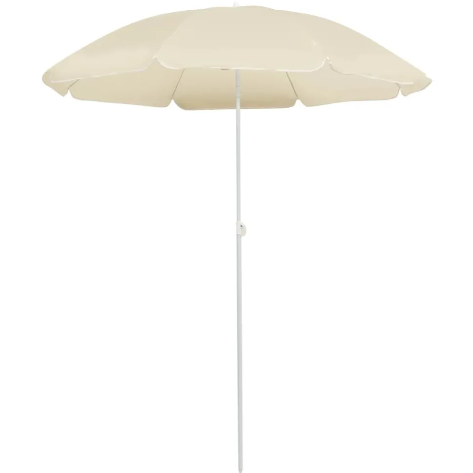 Aurinkovarjo terästanko 180 cm sininen