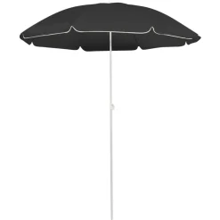 Aurinkovarjo terästanko 180 cm sininen
