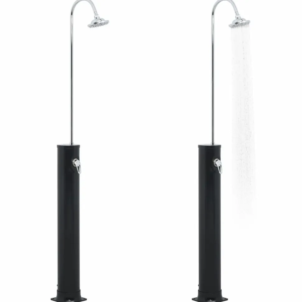 Aurinkovoimasuihku 214 cm 20l musta
