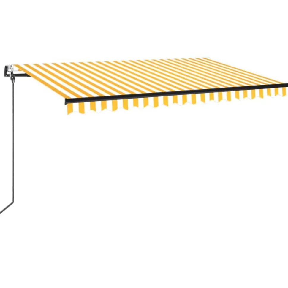 Automaattisesti sisäänkelattava markiisi 350x250 cm kerma