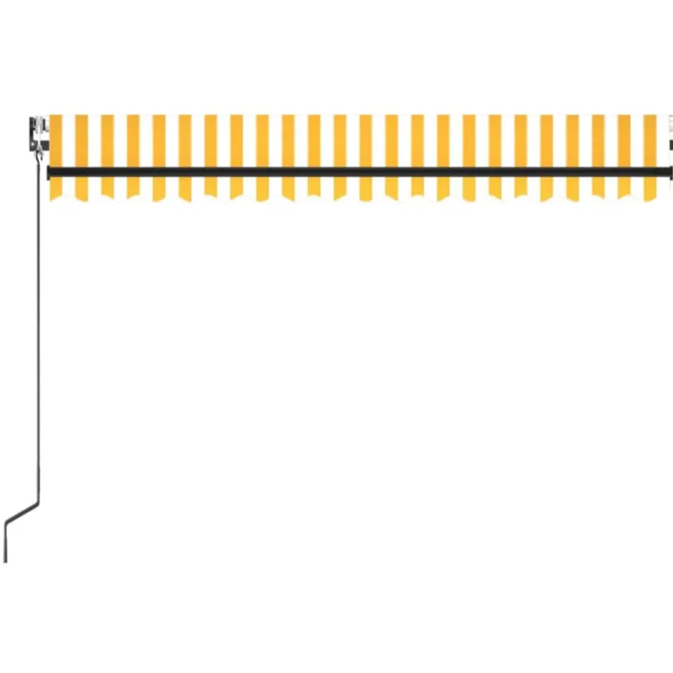 Automaattisesti sisäänkelattava markiisi 350x250 cm kerma