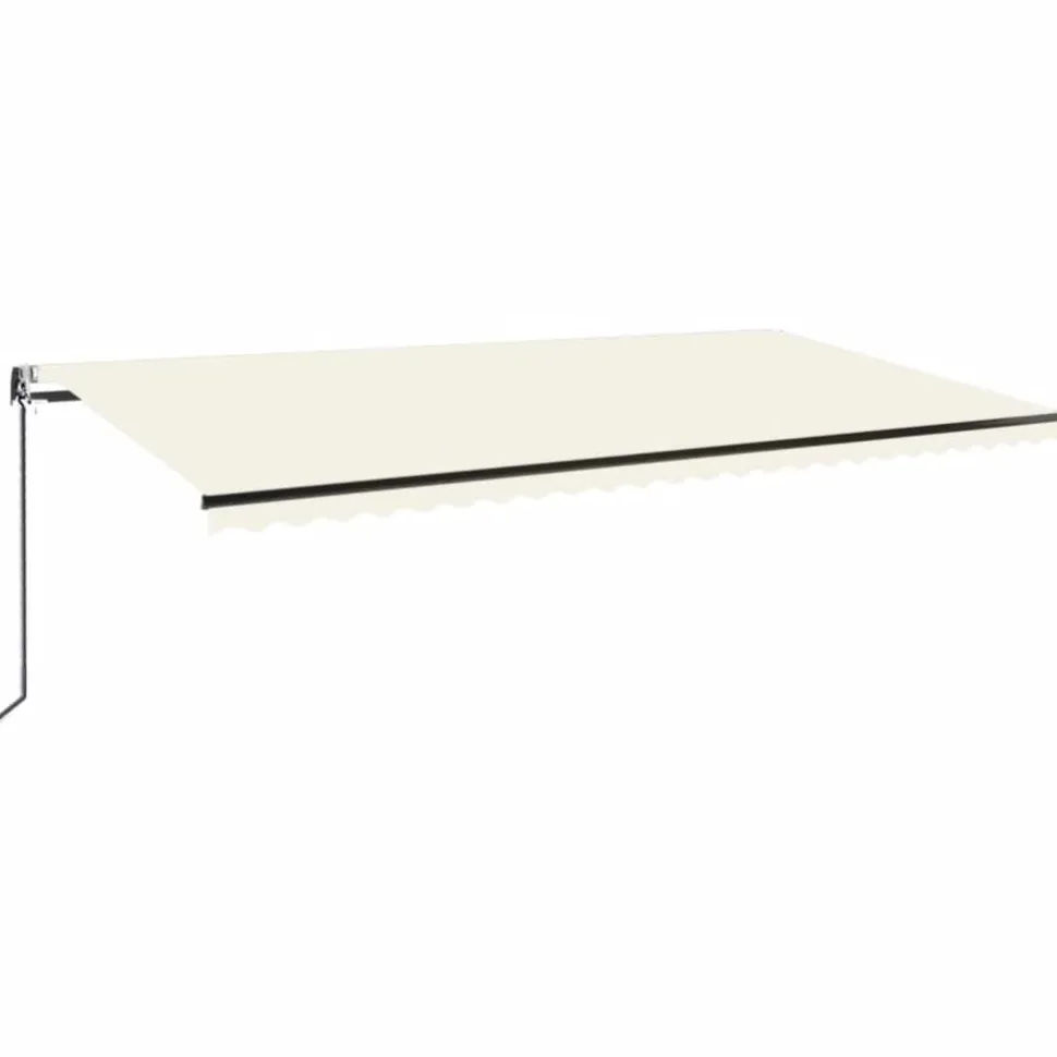 Automaattisesti sisäänkelattava markiisi 350x250 cm kerma