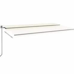 Automaattisesti sisäänkelattava markiisi 350x250 cm kerma