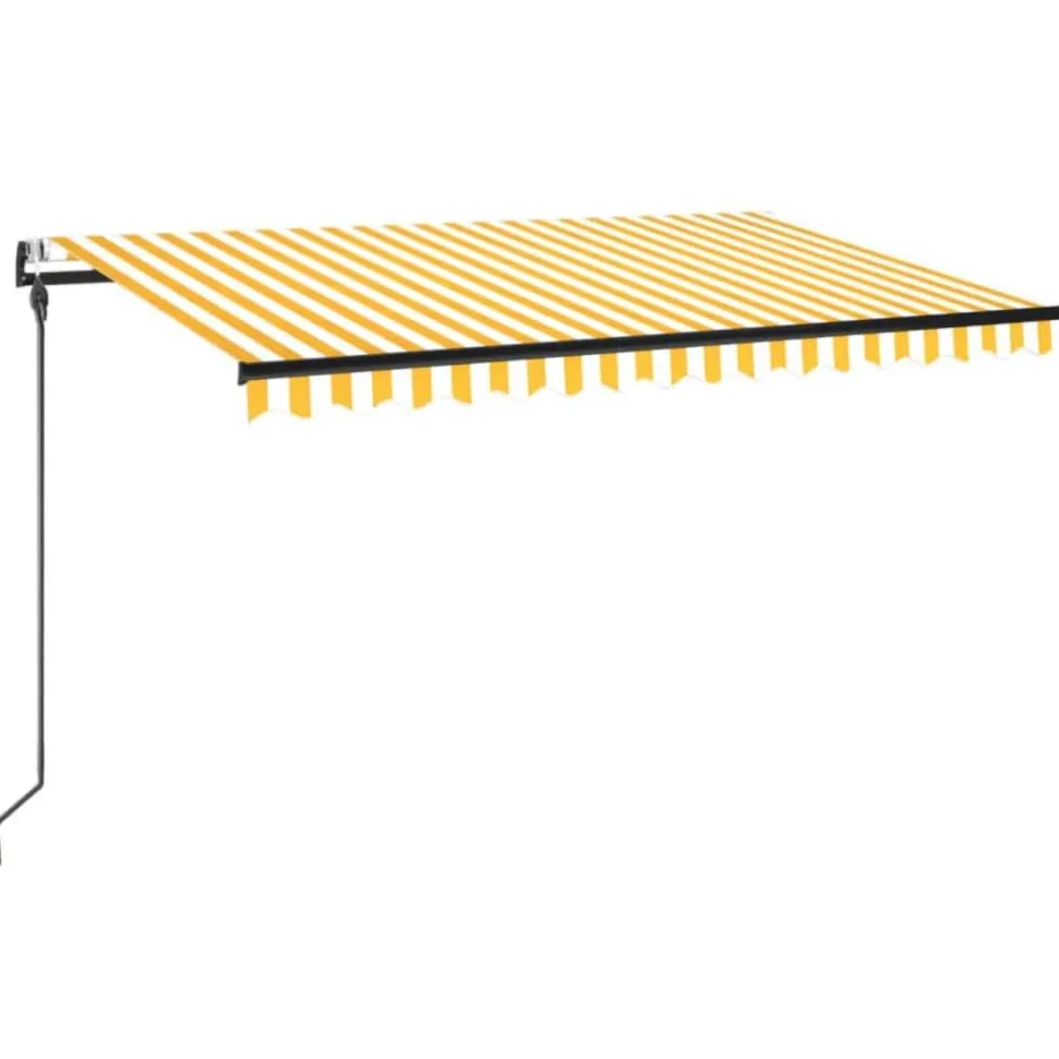 Automaattisesti sisäänkelattava markiisi 350x250 cm kerma