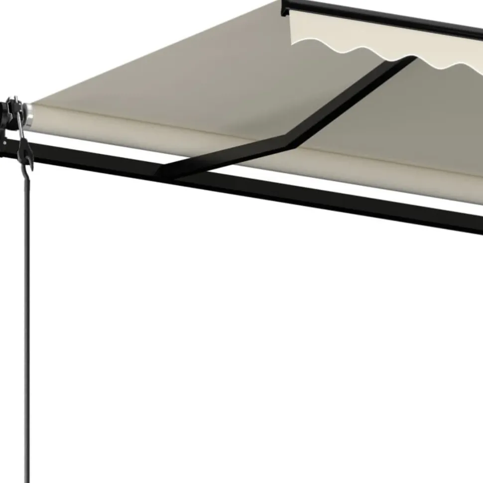 Automaattisesti sisäänkelattava markiisi 350x250 cm kerma