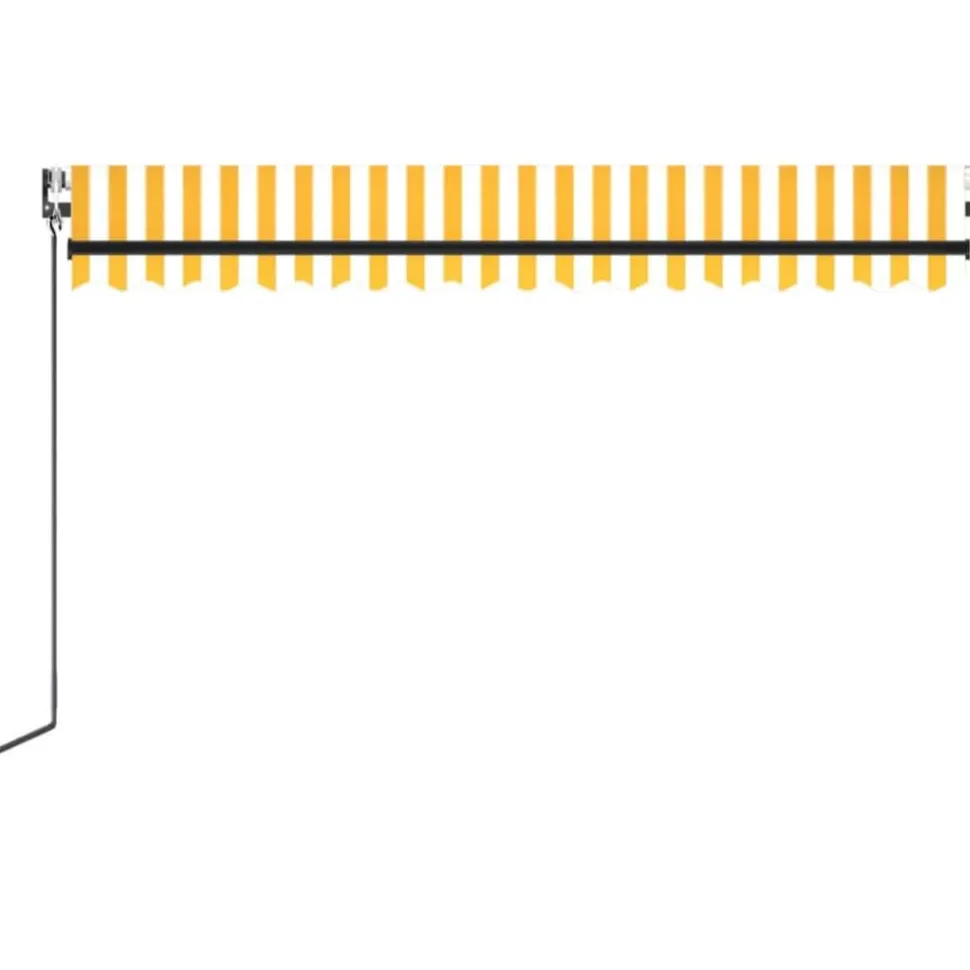 Automaattisesti sisäänkelattava markiisi 350x250 cm kerma