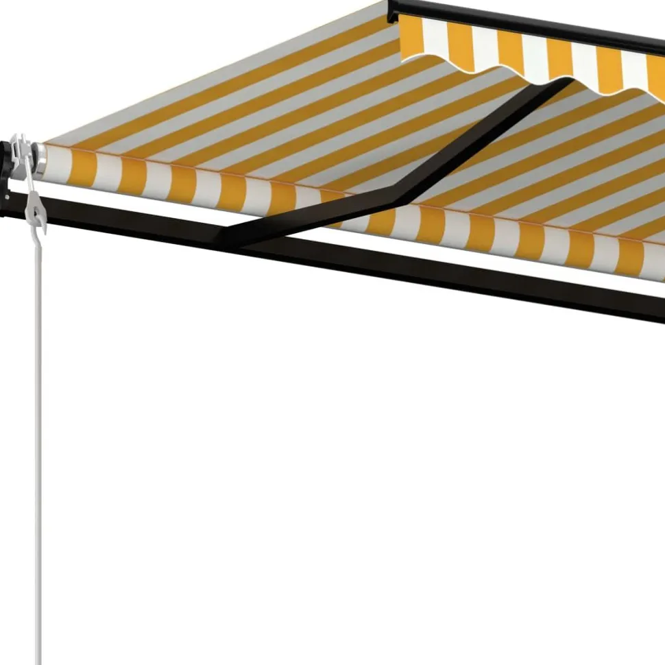 Automaattisesti sisäänkelattava markiisi 350x250 cm kerma