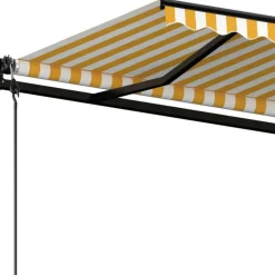 Automaattisesti sisäänkelattava markiisi 350x250 cm kerma