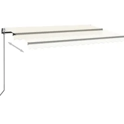 Automaattisesti sisäänkelattava markiisi 350x250 cm kerma
