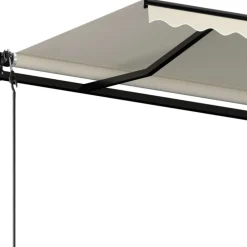 Automaattisesti sisäänkelattava markiisi 350x250 cm kerma
