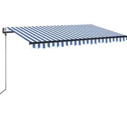 Automaattisesti sisäänkelattava markiisi 350x250 cm kerma