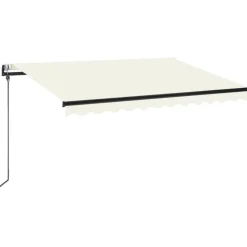 Automaattisesti sisäänkelattava markiisi 350x250 cm kerma