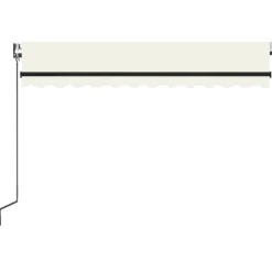 Automaattisesti sisäänkelattava markiisi 350x250 cm kerma