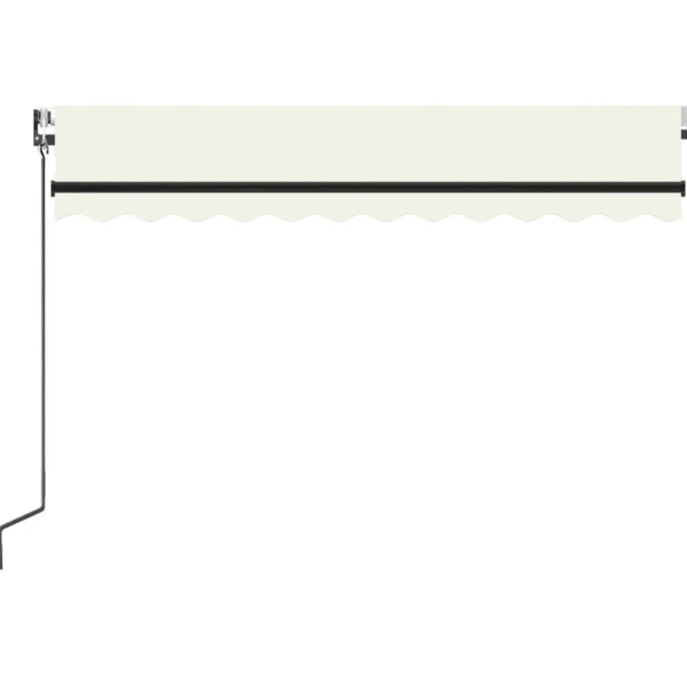 Automaattisesti sisäänkelattava markiisi 350x250 cm kerma