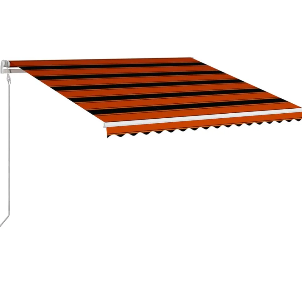 Automaattisesti sisäänkelattava markiisi 300x250cm sinivalk.