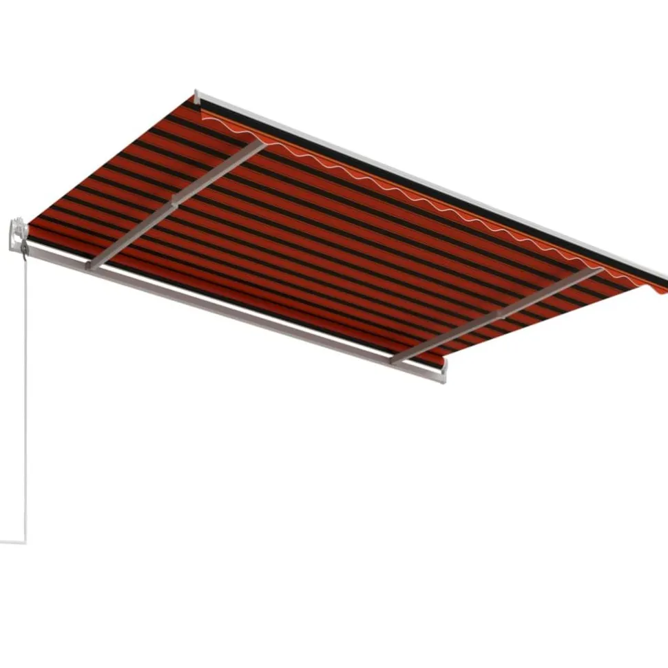 Automaattisesti sisäänkelattava markiisi 300x250cm sinivalk.