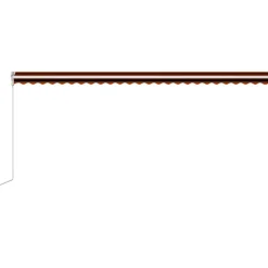 Automaattisesti sisäänkelattava markiisi 300x250cm sinivalk.