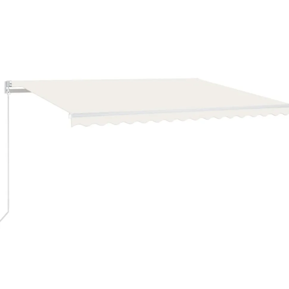 Automaattisesti sisäänkelattava markiisi 300x250cm sinivalk.