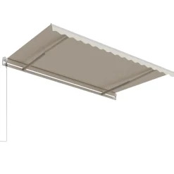 Automaattisesti sisäänkelattava markiisi 300x250cm sinivalk.